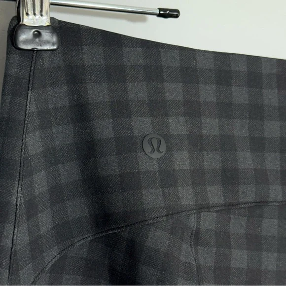 Lululemon Here to There High-Rise 7/8 Pant Brighton Buffalo Print Grey Black 8 - Picture 11 of 16